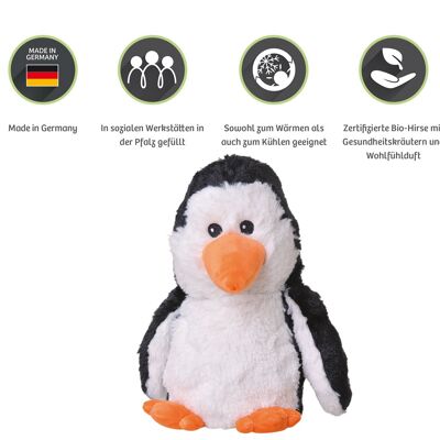 welliebellies® warming stuffed animal penguin large