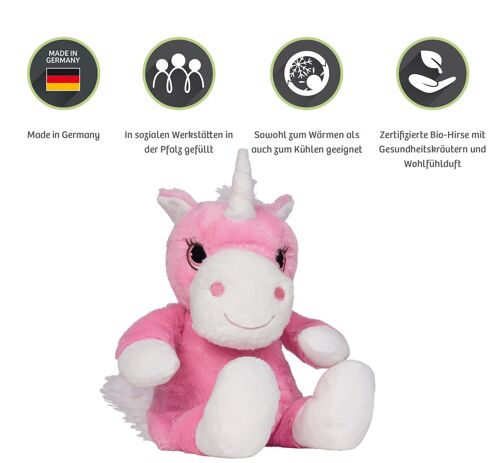 welliebellies® Wärmekuscheltier Einhorn groß