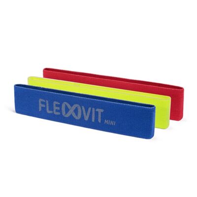 FLEXVIT Mini 3er Sets - Basis (power/blau, prehab/rot, rehab/gelb)