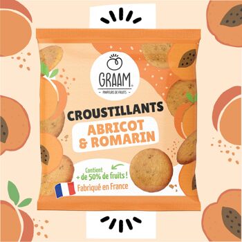 GRAAM - Croustillants abricot & romarin 25g 1