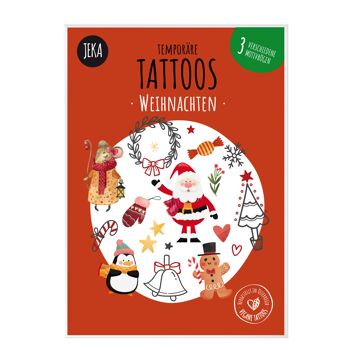 Set de tatouages ​​pour enfants Noël 2