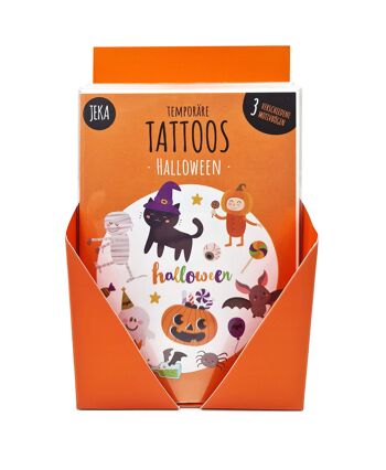 Présentoir de comptoir tatouage enfant Halloween 1