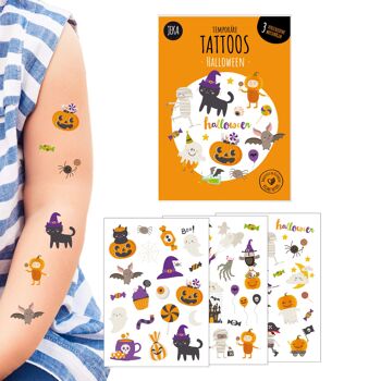 Présentoir de comptoir tatouage enfant Halloween 2