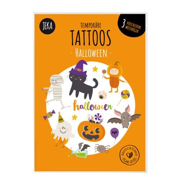 Présentoir de comptoir tatouage enfant Halloween 4