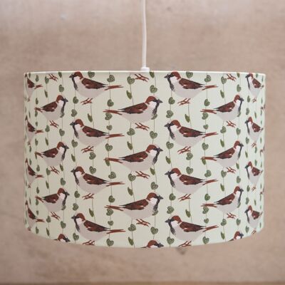 House Sparrow 30cm Diameter Lampshade