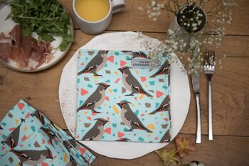 Ensemble de 2 serviettes de table Waxwing