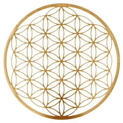 Wall decoration flower of life GOLD color