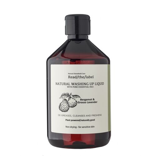 Natural Washing up liquid - Bergamot & Grosso Lavender