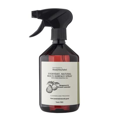 Detergente Naturale Multisuperficie - Bergamotto & Lavanda Grosso