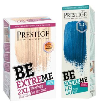 Tonique capillaire semi-permanent Prestige BeExtreme Ultra Blue 2