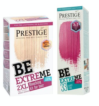 Tonique capillaire semi-permanent Prestige BeExtreme Rose Bonbon 2