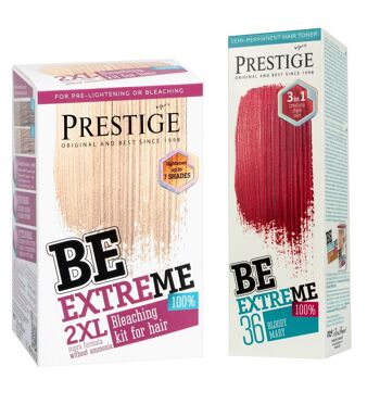 Tonique capillaire semi-permanent Prestige BeExtreme Bloody Mary 2
