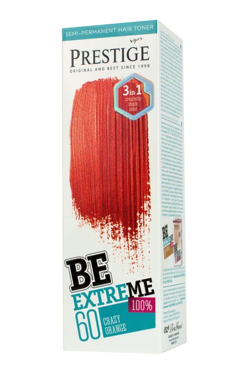 Prestige BeExtreme Crazy Orange Semi-Permanent Hair Toner