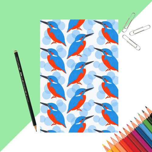Kingfisher Print Notebook