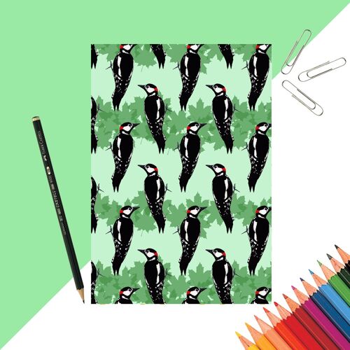 Woodpecker Print Notebook