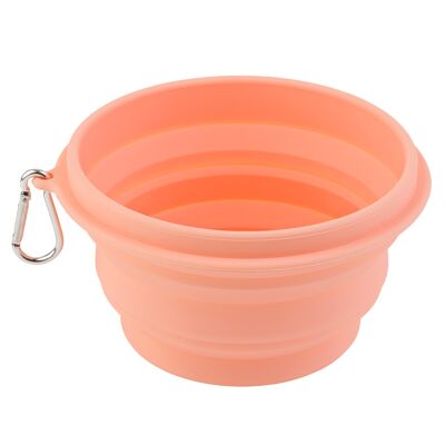 Collapsible Water Bowl: Salmon