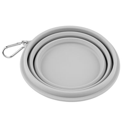 Collapsible Water Bowl: Grey
