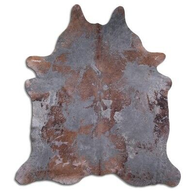 Euroskins Cowhide - Rug - dyed gray - 217x202 - Premium Quality - Divano