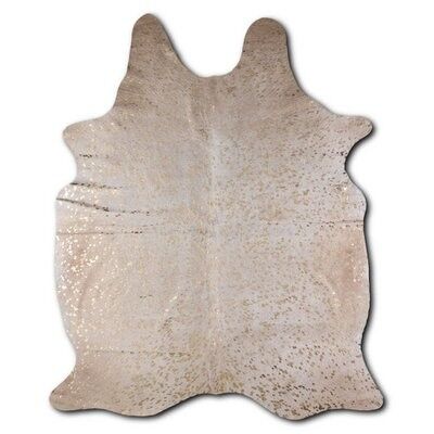 Euroskins Cowhide Rug - Beige/Gold - 209x171 cm - Shelley