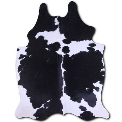 Euroskins Cowhide Rug - Black White - 225x179 cm - Switzerland