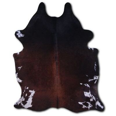 Alfombra Euroskins de piel de vaca - Marrón Negro - 212x176 cm - Christel