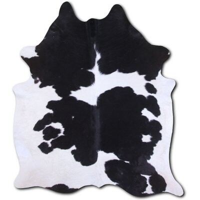 Alfombra Euroskins de piel de vaca - Negro Blanco - 208x183 cm - Colorado