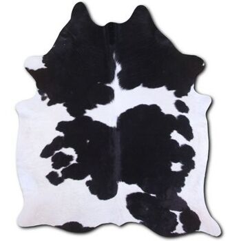 Tapis Euroskins en peau de vache - Noir Blanc - 208x183 cm - Colorado 1