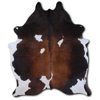Tapis Euroskins en peau de vache - Marron Noir Blanc - 210x178 cm - Noor 2