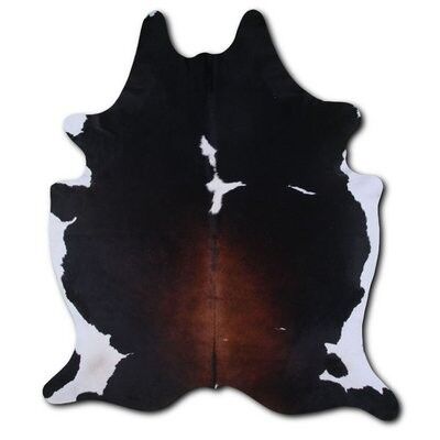 Tapis Euroskins en peau de vache - Marron Noir Blanc - 212x190 cm - Jenah