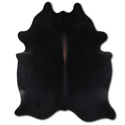 Alfombra Euroskins de piel de vaca - Negro Marrón - 233x200 cm - Kim