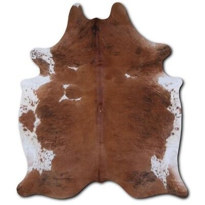 Tapis Euroskins en peau de vache - marron/blanc - 225x198 cm - Celine
