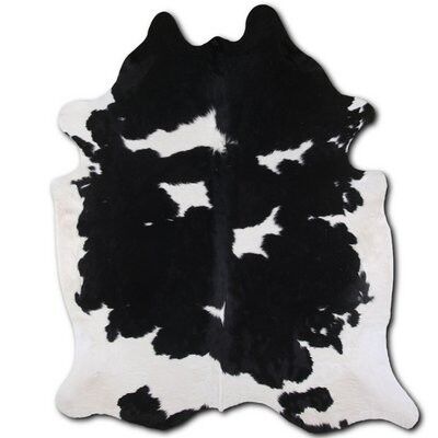 Tapis Euroskins en peau de vache - noir/blanc - 221x195 cm - Noah