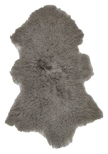 Euroskins Tapis Mouton Gris Pierre -90x55 cm - Zwolle 1