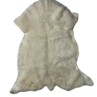 Alfombra Euroskins de piel de oveja Blanca - 101x92 cm - Jenay