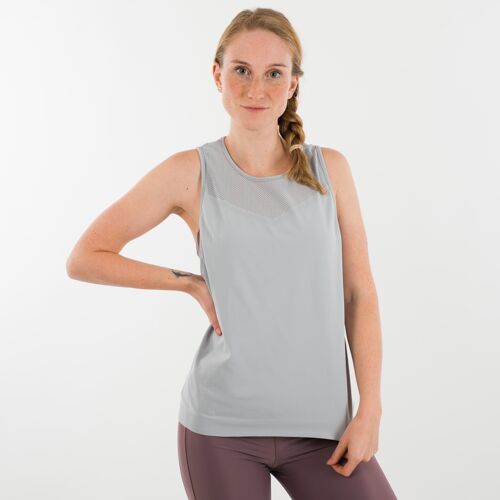 Blush Collection Seamless Tank light grey