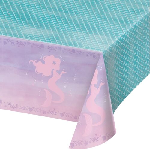 Mermaid Shine Plastic Tablecover All Over Print