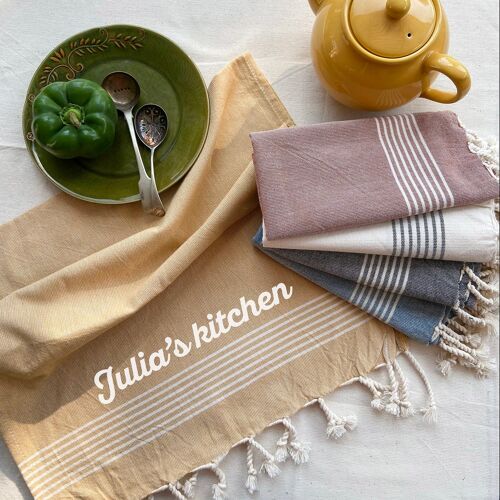 Personalised Tea Towels - Cinnamon