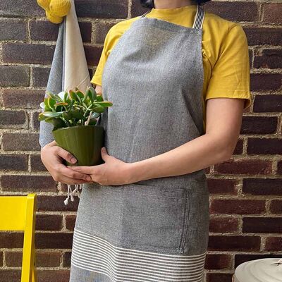 High Quality Cotton Apron -  Dark Grey