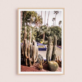 Affiche / Photographie - Jardin Majorelle | Marrakech Maroc 30x40cm 1