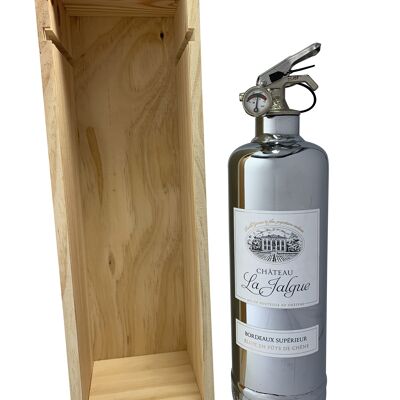 Fire extinguisher - Chrome wine box