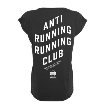 Anti Running Running Club T-shirt de gymnastique pour femmes 1