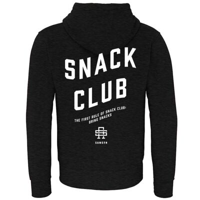 Snack Club Hoodie with Zip