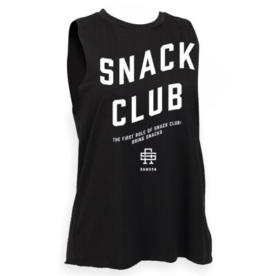 Camiseta sin mangas de gimnasio para mujer Snack Club