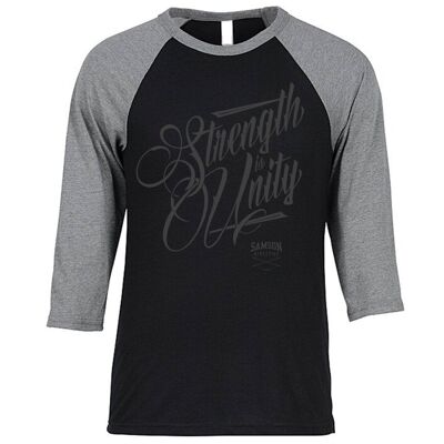 Strength Is Unity Gym camiseta de béisbol