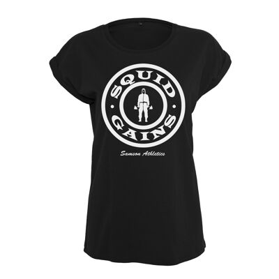 Squid Gains T-shirt da ginnastica da donna