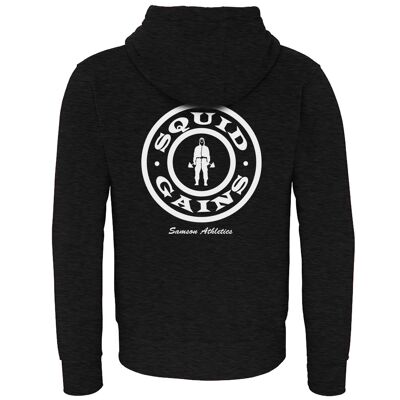 Squid Gains Gym Hoodie mit Reißverschluss