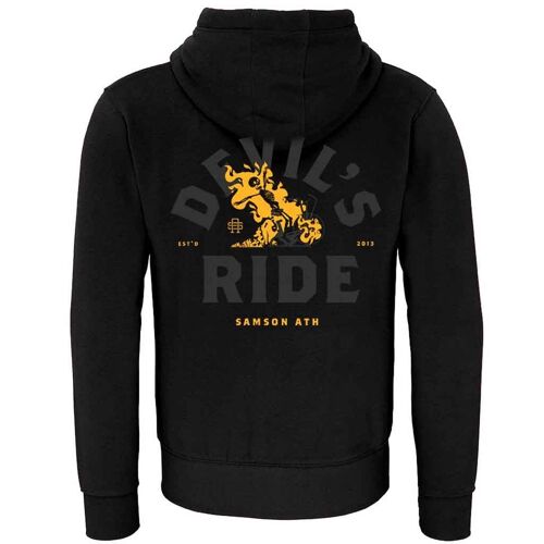 Devils Ride Hoodie With Zip