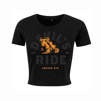 Devils Ride – Kurzes T-Shirt für Damen