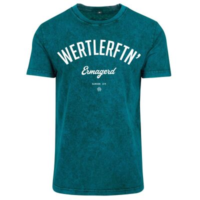 Wertlerftnâ€™ Acid Wash Gym T-Shirt