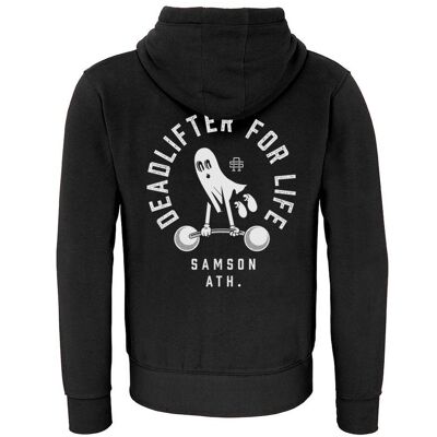 Deadlifter for Life Gym Hoodie with Zip